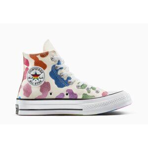 Converse Chuck 70 Pride High-Top Shoes Sneakers Ecru/Multi Unisex Size M 8 / W10